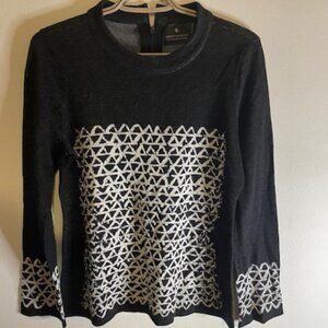 Maison Scotch Black/White Top -
